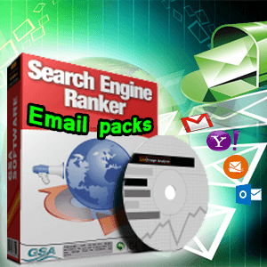 GSA Search Engine Ranker - Email packs