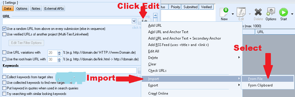 Binding URLs with Anchors Text