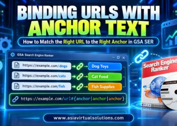 How to bind URLs to anchor text in GSA Search Engine Ranker
