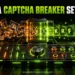 GSA Captcha Breaker setup: scrambled captcha letters turned into clean text by a software control panel