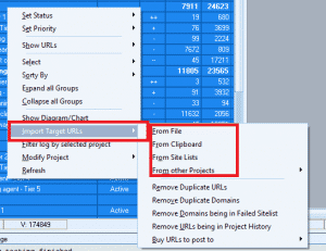 GSA Search Engine Ranker - Target URLs 3