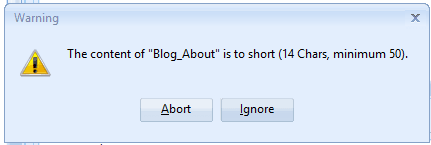 GSA Search Engine Ranker Project Template - save warning