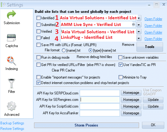 Tutorials - GSA Manuals and Docus - GSA SEO<br>