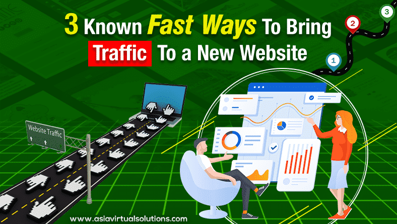 3 known fast ways to bring traffic to a new website