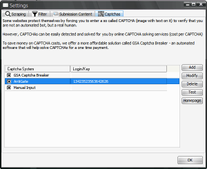 GSA Website contact - CAPTCHAs