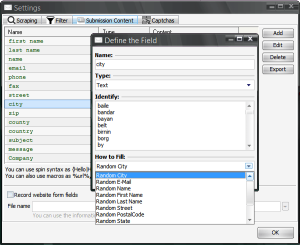 GSA Website contact - Custom Input