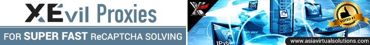 How IPv6 Proxies Work: Understanding the Front-End Proxies and Proxy Tunnels 3 Banner advertising XEvil Proxies for fast ReCAPTCHA solving, featuring the website address www.asiavirtualsolutions.com and a "Verified" badge.