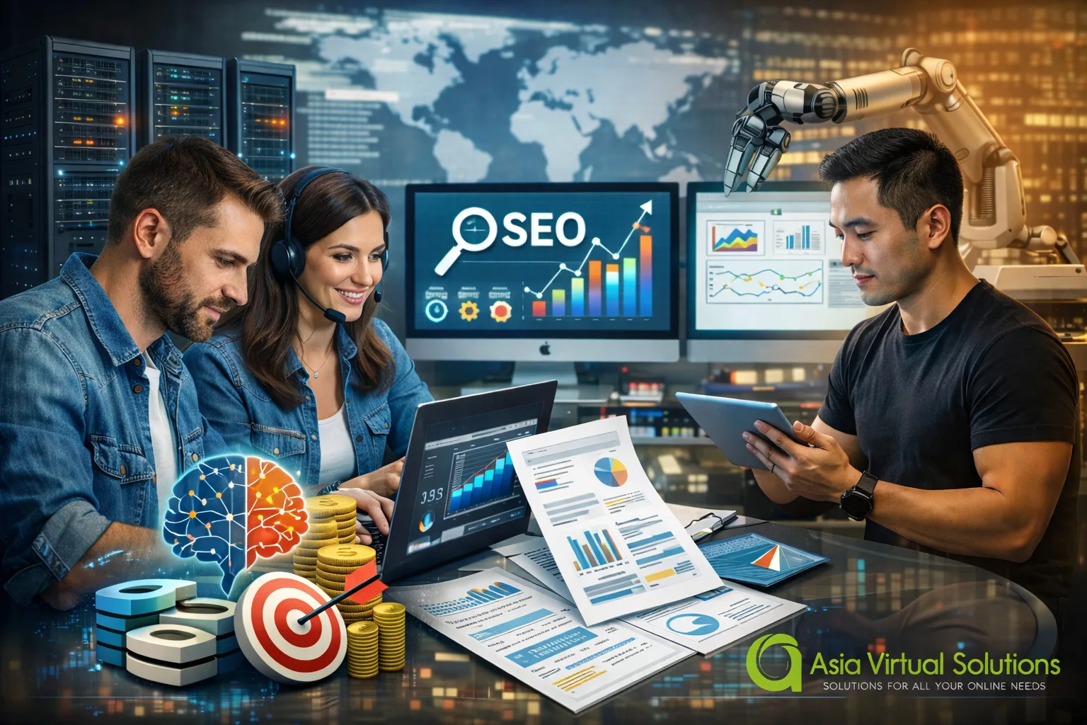 Đóng góp hoặc hợp tác với Asia Virtual Solutions 5 Các cộng tác viên xem xét dữ liệu SEO, tài liệu phân tích và biểu đồ dựa trên các tiêu chuẩn chất lượng.
