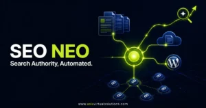 SEO NEO — Search Authority, Automated: a hub linking articles, cloud blogs and WordPress to a backlink network and rising search rankings