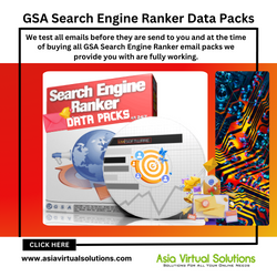 GSA SER Projects search engine ranker data packs, by Asia Virtual Solutions