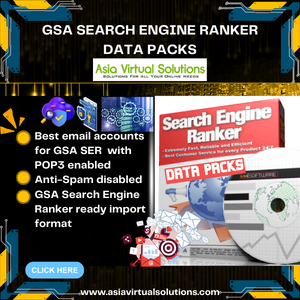 Obtain comprehensive GSA SER Projects and enhance your website's SEO rank with Gsa search engine ranker data packs.