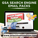 GSA Search Engine Ranker email packs.