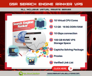 Looking for the ultimate solution to boost your website's ranking? Explore our cutting-edge VPS hosting package, specifically designed for GSA Search Engine Ranker. With our reliable and high-performing VPS