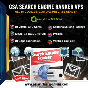 Experience top tier search engine rankings with GSA Search Engine Ranker VPS. Maximize your website's visibility and boost organic traffic by harnessing the power of our dedicated virtual private server (VPS