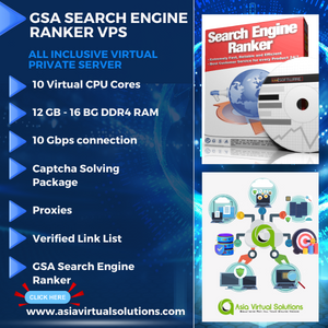 Get high search engine rankings with our SEO-focused GSA Search Engine Ranker VPS. Generate quality traffic and improve website visibility by optimizing keywords effectively.
