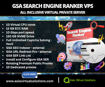 Our GSA Search Engine Ranker VPS is the ultimate solution for all your SEO keyword needs. With our all-inclusive virtual private server, you'll have access to top-notch tools and