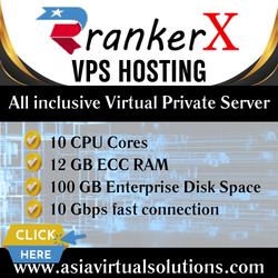 Discover the ultimate RANKERX VPS HOSTING solution, now available in an exclusive 250x250 offering, featuring our robust service with 10 CPU cores, 100 GB ECC RAM,