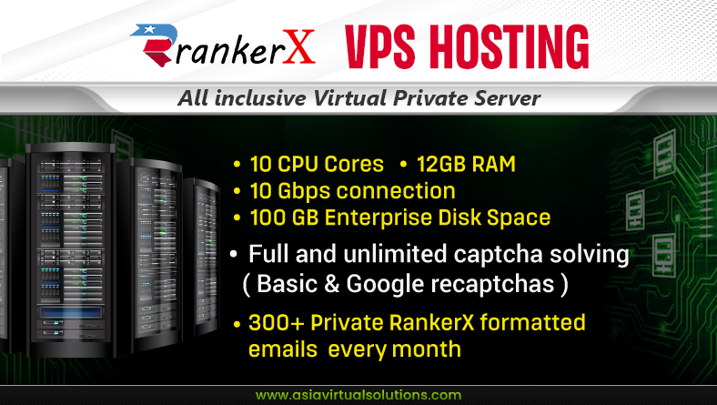 Get high-quality VPS hosting with our all-inclusive RankerX virtual private server.